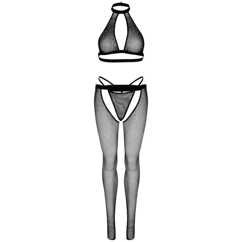 Haut résille, string et collants — vue 5