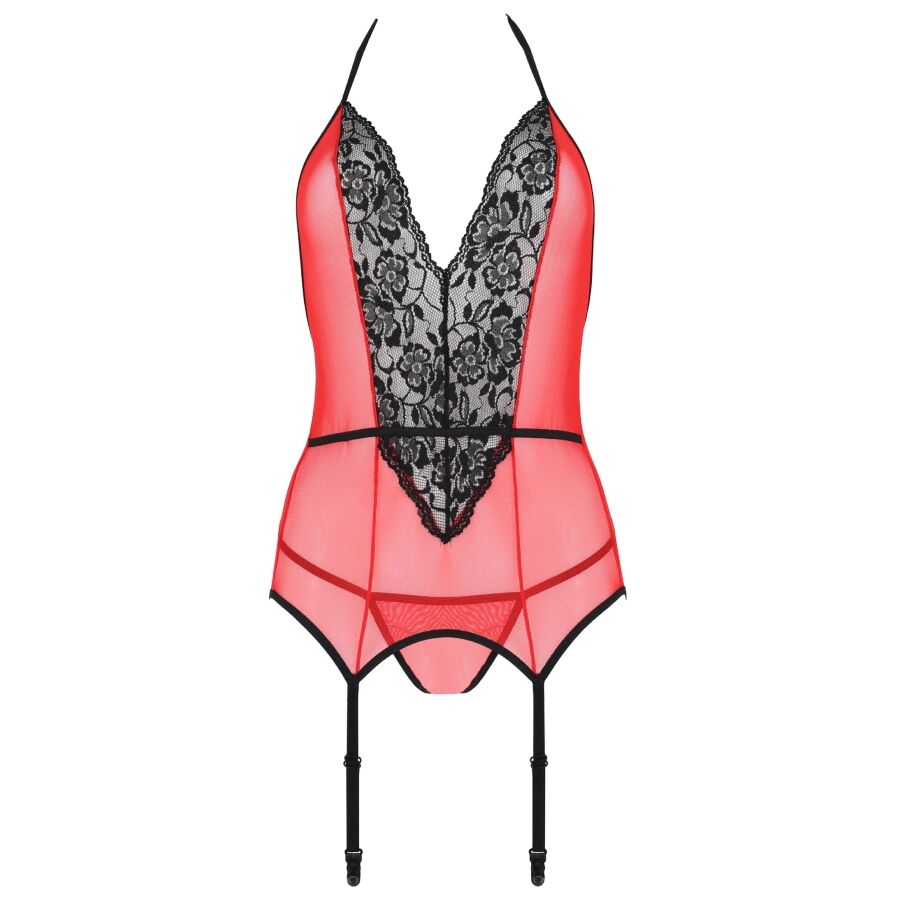 Corset Passion Peonia — rouge — vue 10