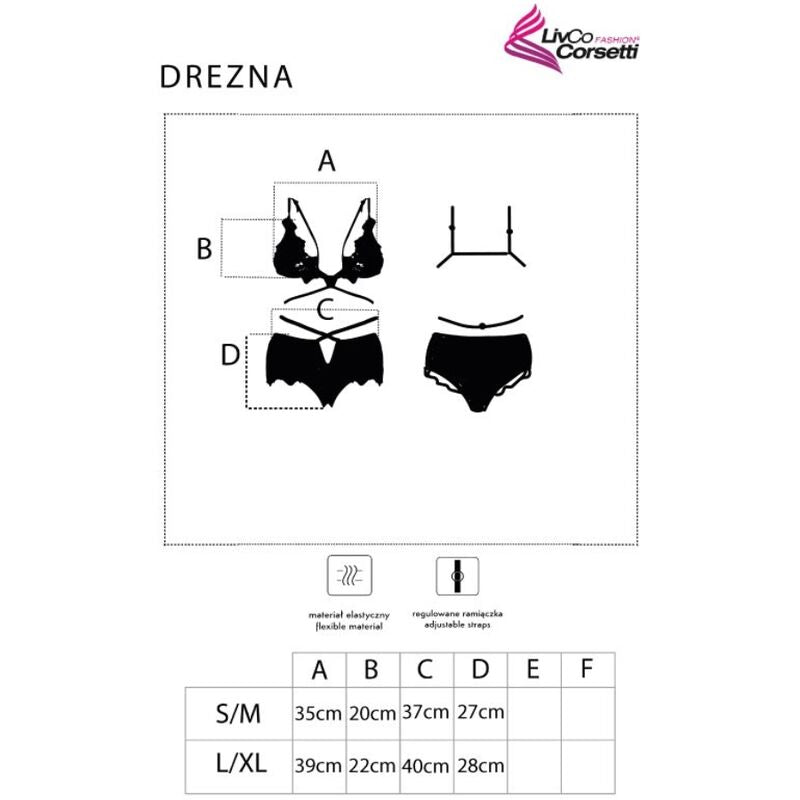Ensemble lingerie Livco Corsetti Sets D-239192 — noir — vue 5
