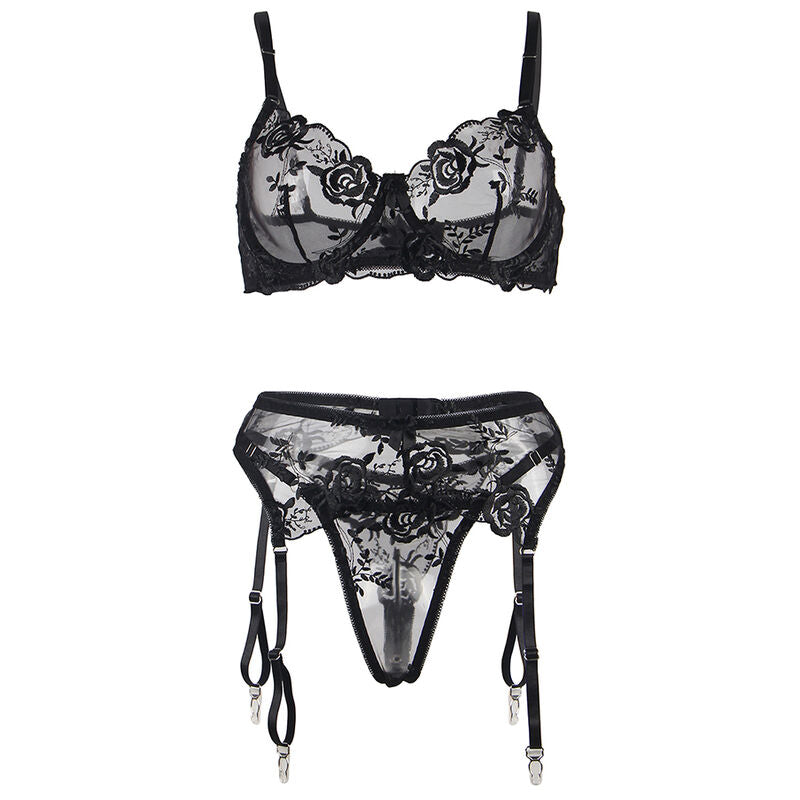 Ensemble avec porte-jarretelles Subblime Sets D-239313 — noir — vue 6