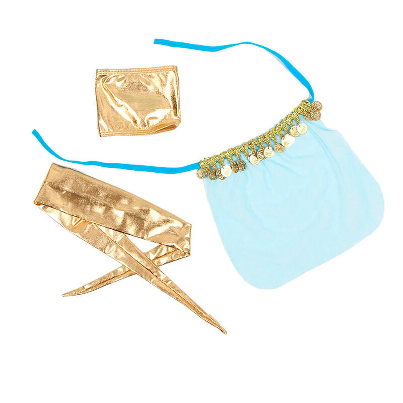 Ensemble lingerie bleu style indien — vue 5