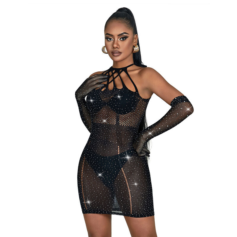 Robe lingerie Subblime D-241372 — noir — vue 4