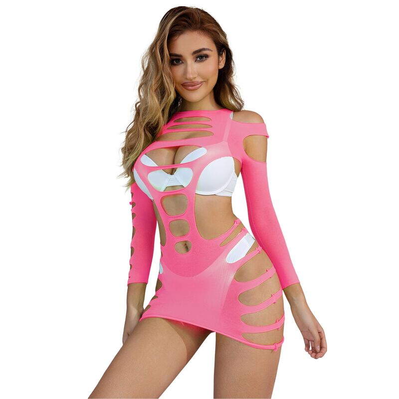 Robe lingerie Subblime D-241376 — rose — vue 1