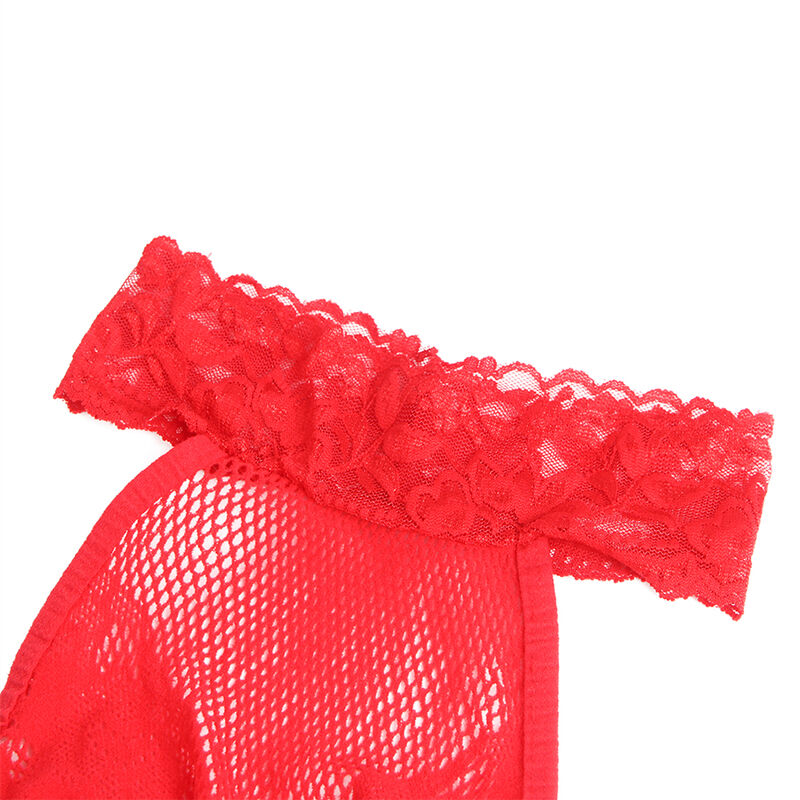 Combinaison de lingerie Subblime Bodystockings D-241386 — rouge — vue 7