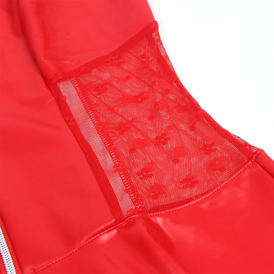 Robe lingerie Subblime D-242937 — rouge — vue 6