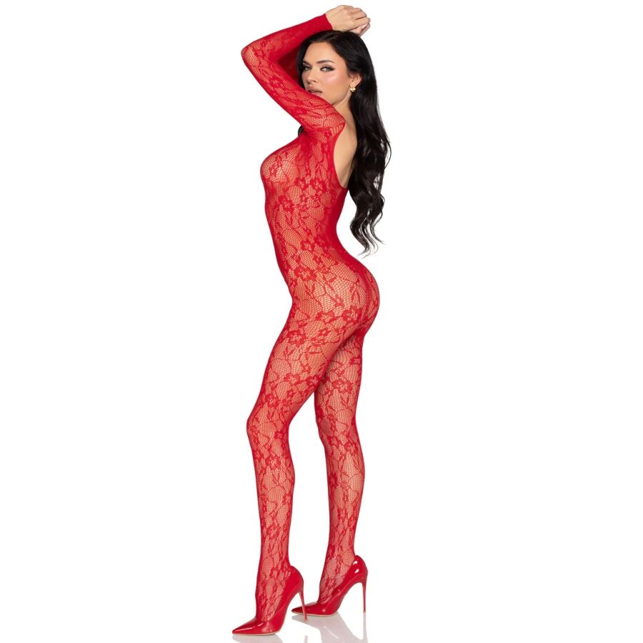 Combinaison de lingerie Leg Avenue Bodystockings D-245347 — rouge — vue 4