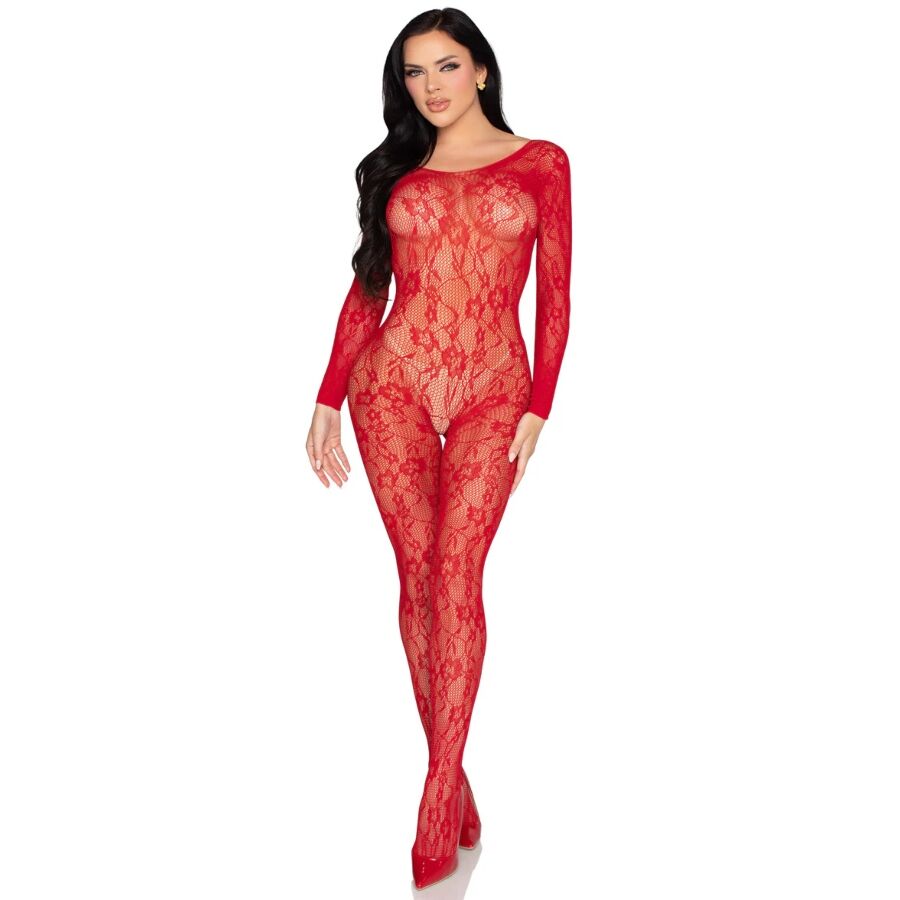 Combinaison de lingerie Leg Avenue Bodystockings D-245347 — rouge — vue 2