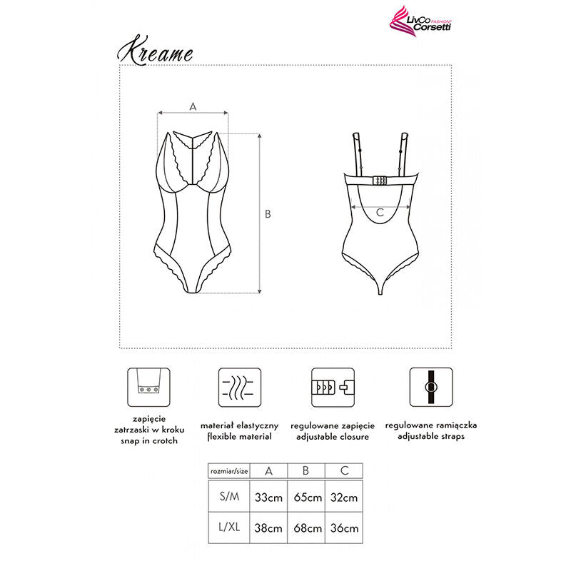 Body Livco Corsetti Bodies D-239103 — noir — vue 5