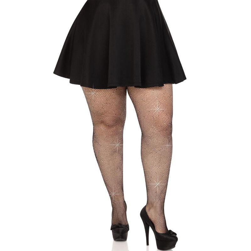 Collants Colby Leg Avenue en résille et strass — Plus Size — vue 4