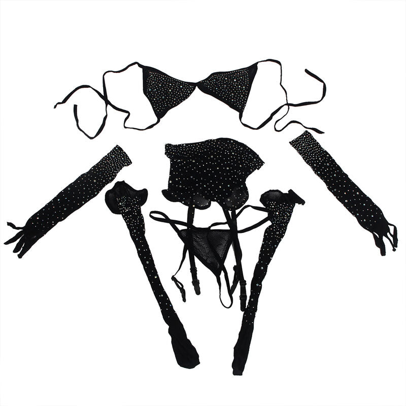 Combinaison de lingerie Subblime Bodystockings D-241366 — noir — vue 6