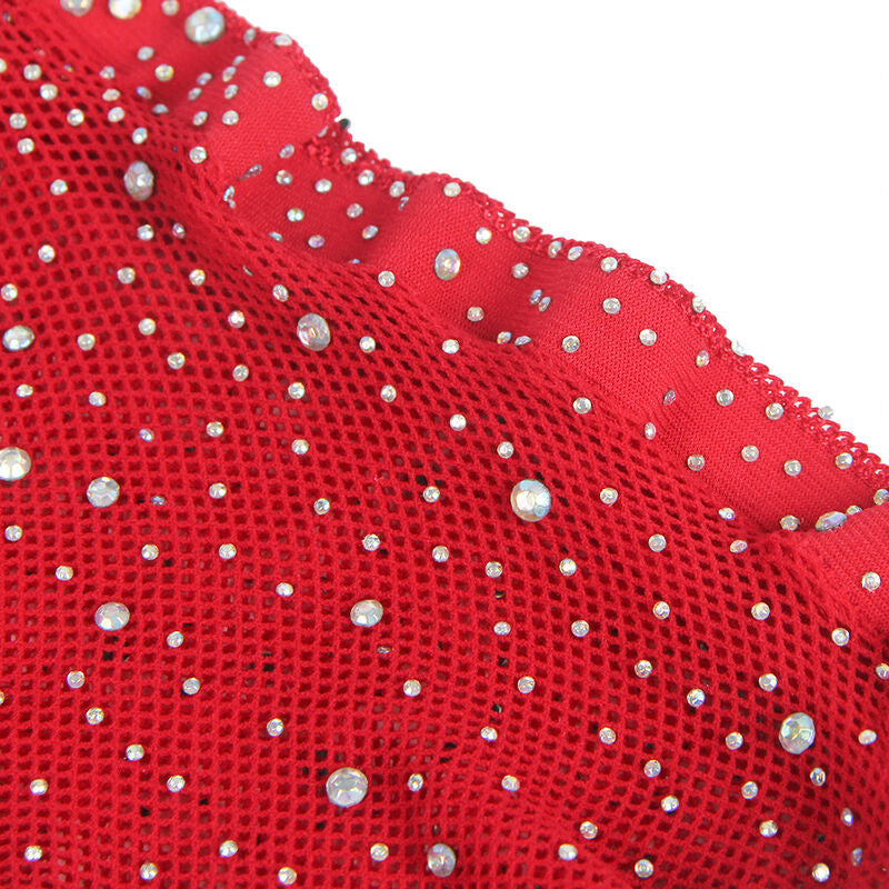 Combinaison de lingerie Subblime Bodystockings D-241367 — rouge — vue 4