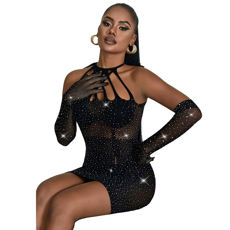 Robe lingerie Subblime D-241372 — noir — vue 3