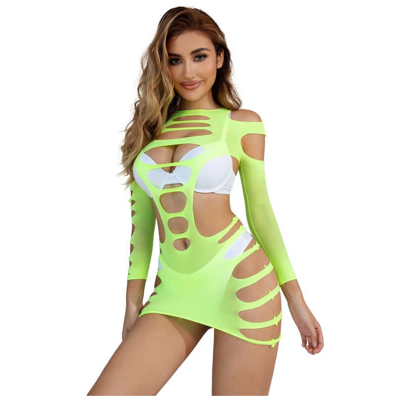 Robe lingerie Subblime D-241377 — vert — vue 5