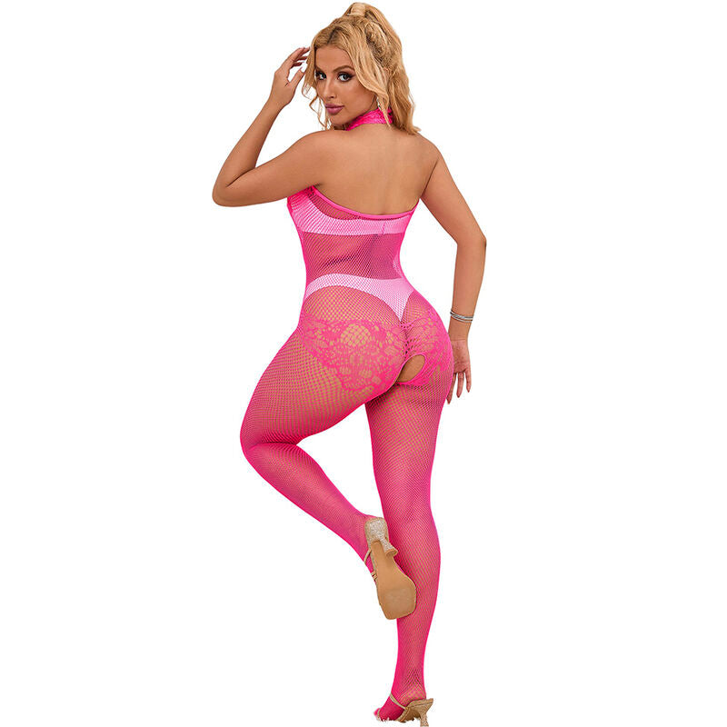 Combinaison de lingerie Subblime Bodystockings D-241387 — rose — vue 2