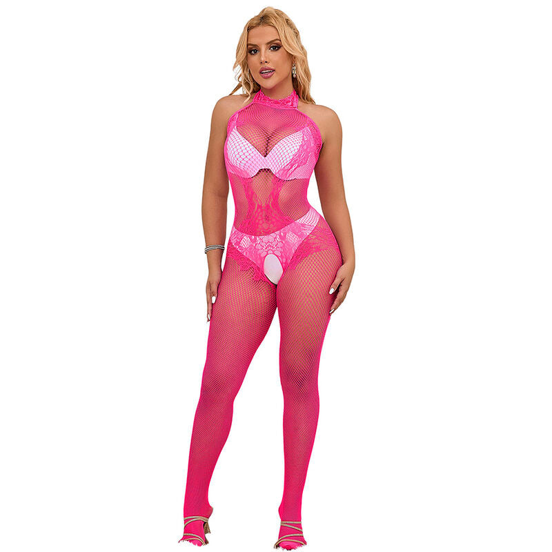 Combinaison de lingerie Subblime Bodystockings D-241387 — rose — vue 1