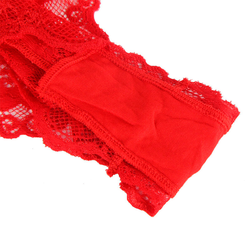 Body sexy a volants + ceinture rouge — 953980 — vue 6
