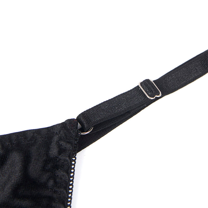 Ensemble soutien-gorge avec nœud noir réglable — 955199 — vue 9