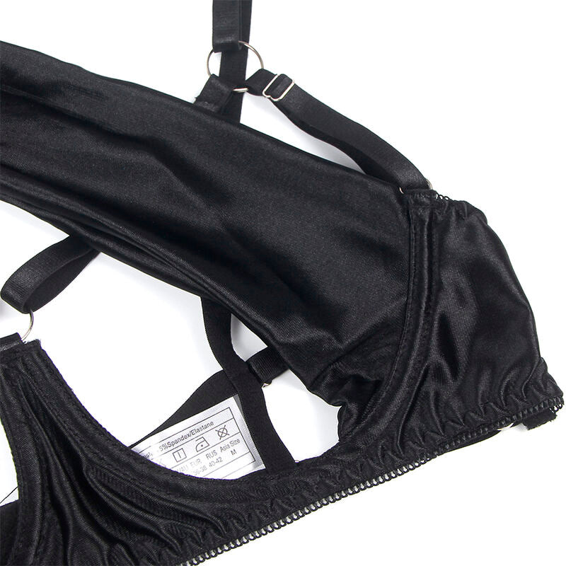Ensemble soutien-gorge avec nœud noir réglable — 955199 — vue 12
