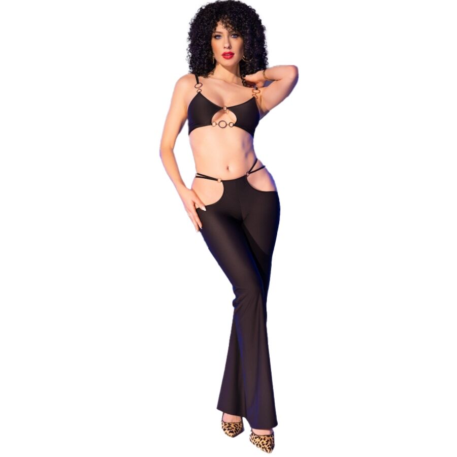 CR4851 — top et leggings noirs — vue 11