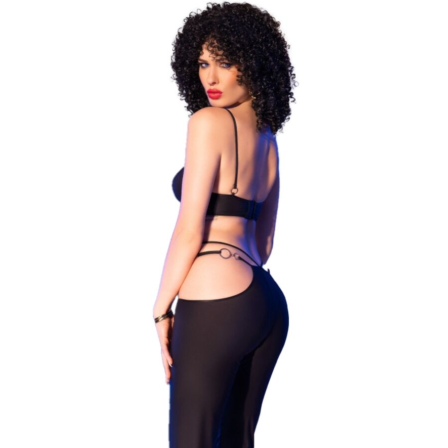 CR4851 — top et leggings noirs — vue 2