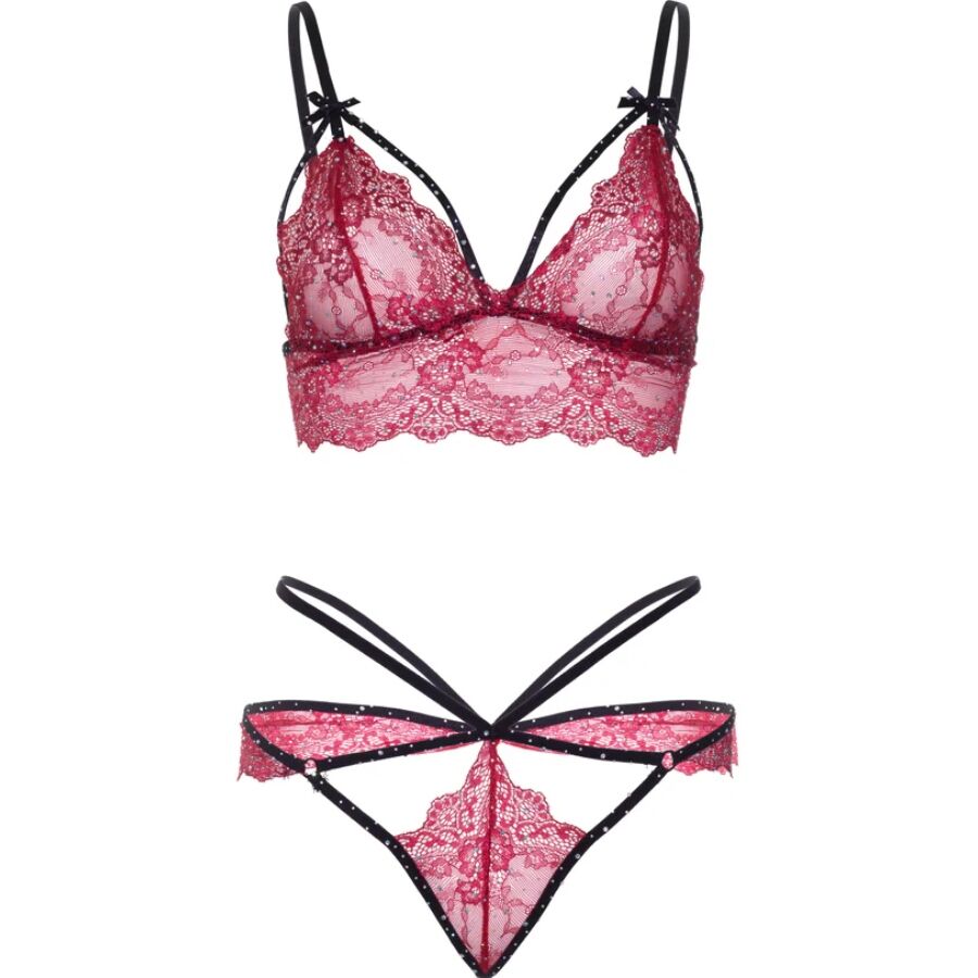 Ensemble lingerie Leg Avenue Sets D-244905 — bordeaux — vue 10