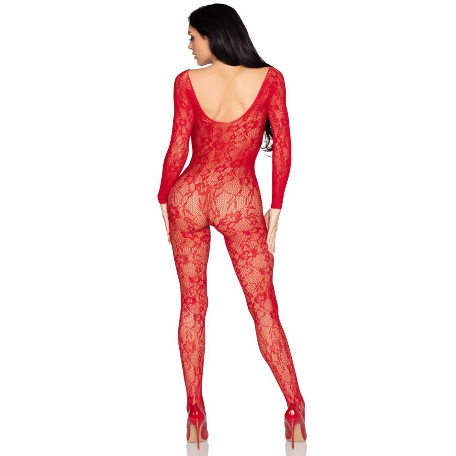 Combinaison de lingerie Leg Avenue Bodystockings D-245347 — rouge — vue 3