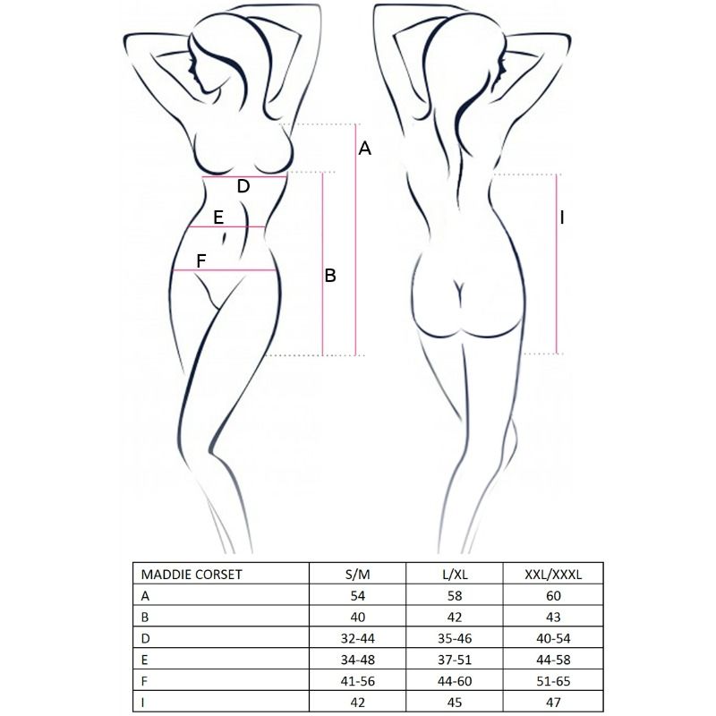 Femme maddie corset noir — vue 2
