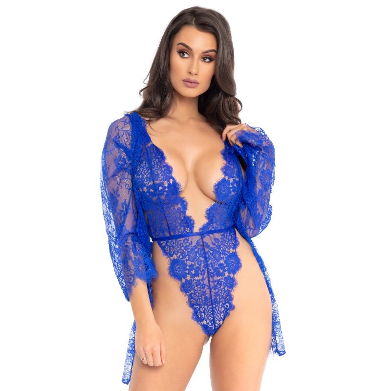 Body Leg Avenue D-222034 — bleu — vue 1